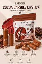 Sadoer Sweet Kiss Cocoa Capsule Matt Lipstick
