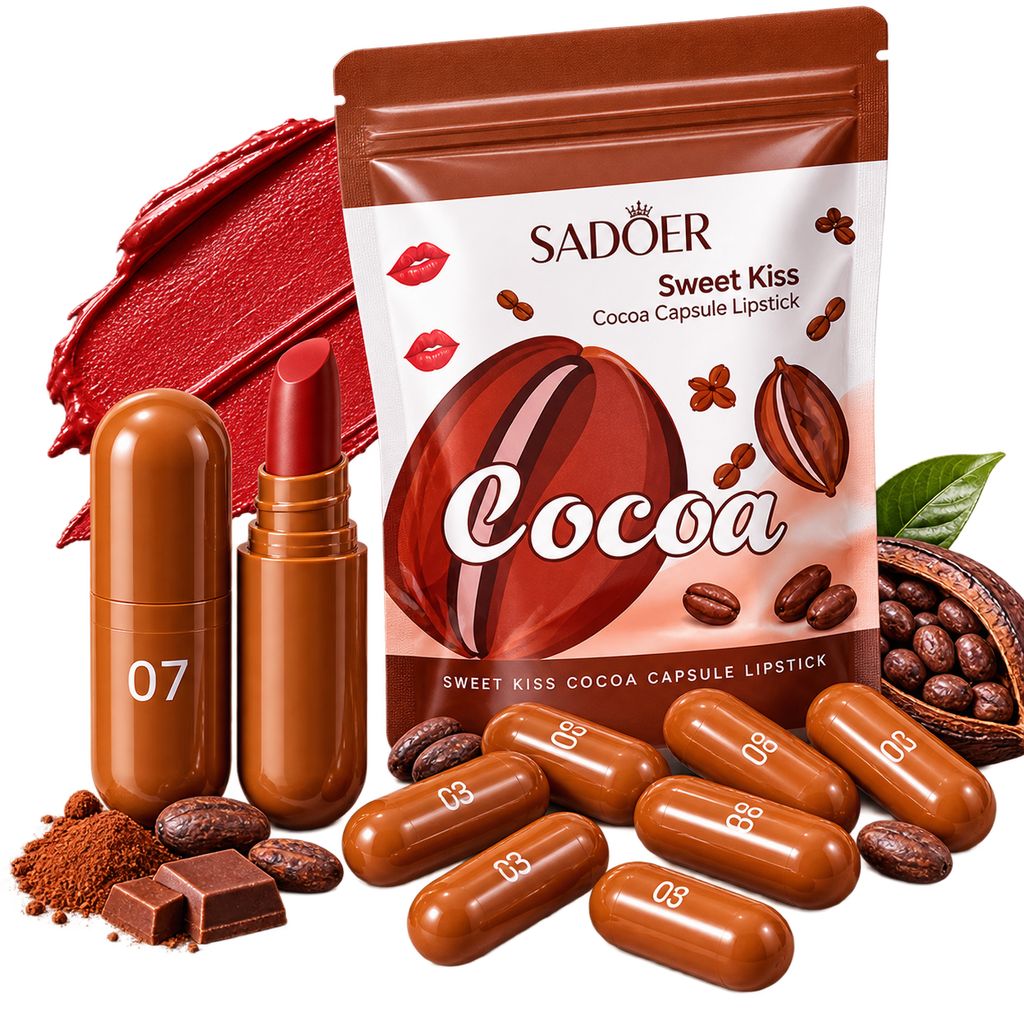 Sadoer Sweet Kiss Cocoa Capsule Matt Lipstick