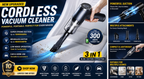 Powerful 3-in-1 Cordless Vacuum – Home, Car & Everyday Cleaning