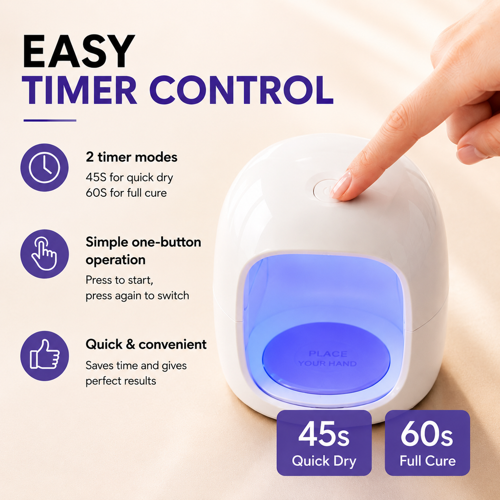 Mini  UV Nail Lamp Dryer -USB Powered